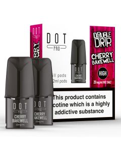 Cherry Bakewell Dot Pro Pods - Twin Pack (Double Drip)